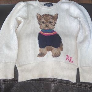 Toddler Girls Ralph Lauren Sweater Size 4T